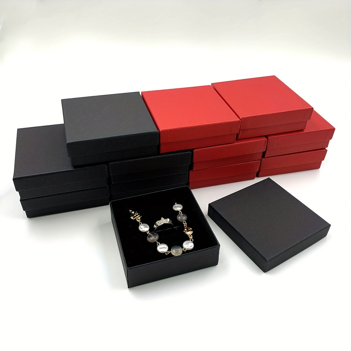 12pcs Necklace Set Ring Pendant Jewelry Packaging Box