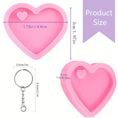 20 Heart Shaped Keychains & Key Rings - DIY Easter Decorations & Desserts