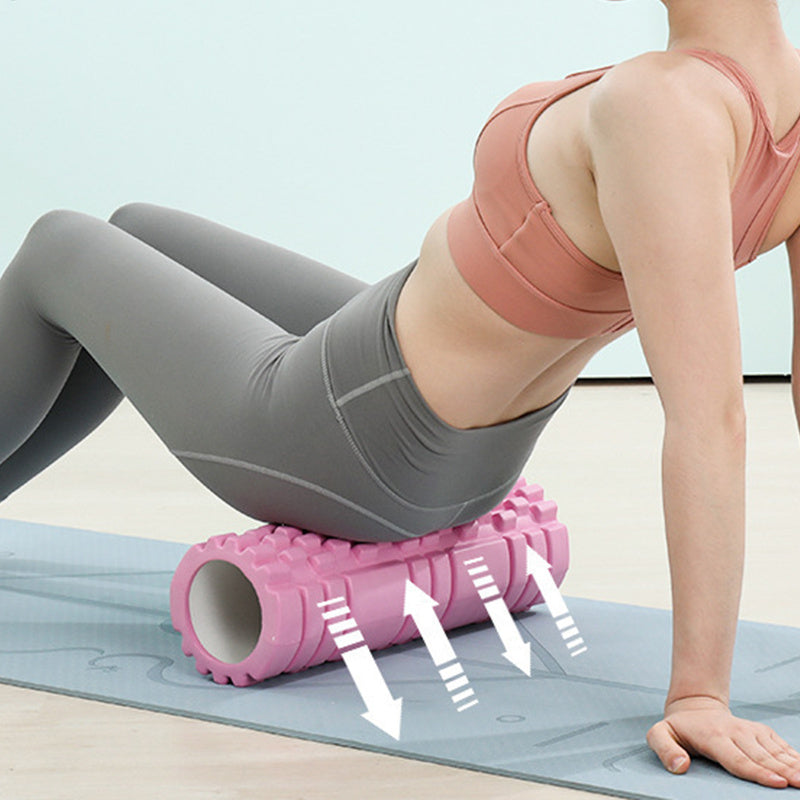 Pink Foam Roller for Pain Relief and Flexibility