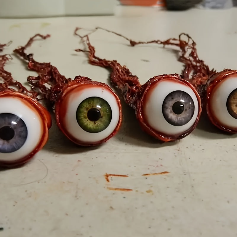 2 Colors Latex Halloween Prank Eyeballs for Scary Fun