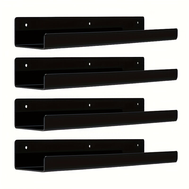Acrylic Floating Shelves Nursery Toy Storage Rack Wall Hanging Mini Toy Display