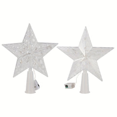 LED Christmas Tree Top Star Decoration Party Supplies Family Hotel
