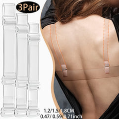Adjustable Transparent Bra Straps Elastic Non slip