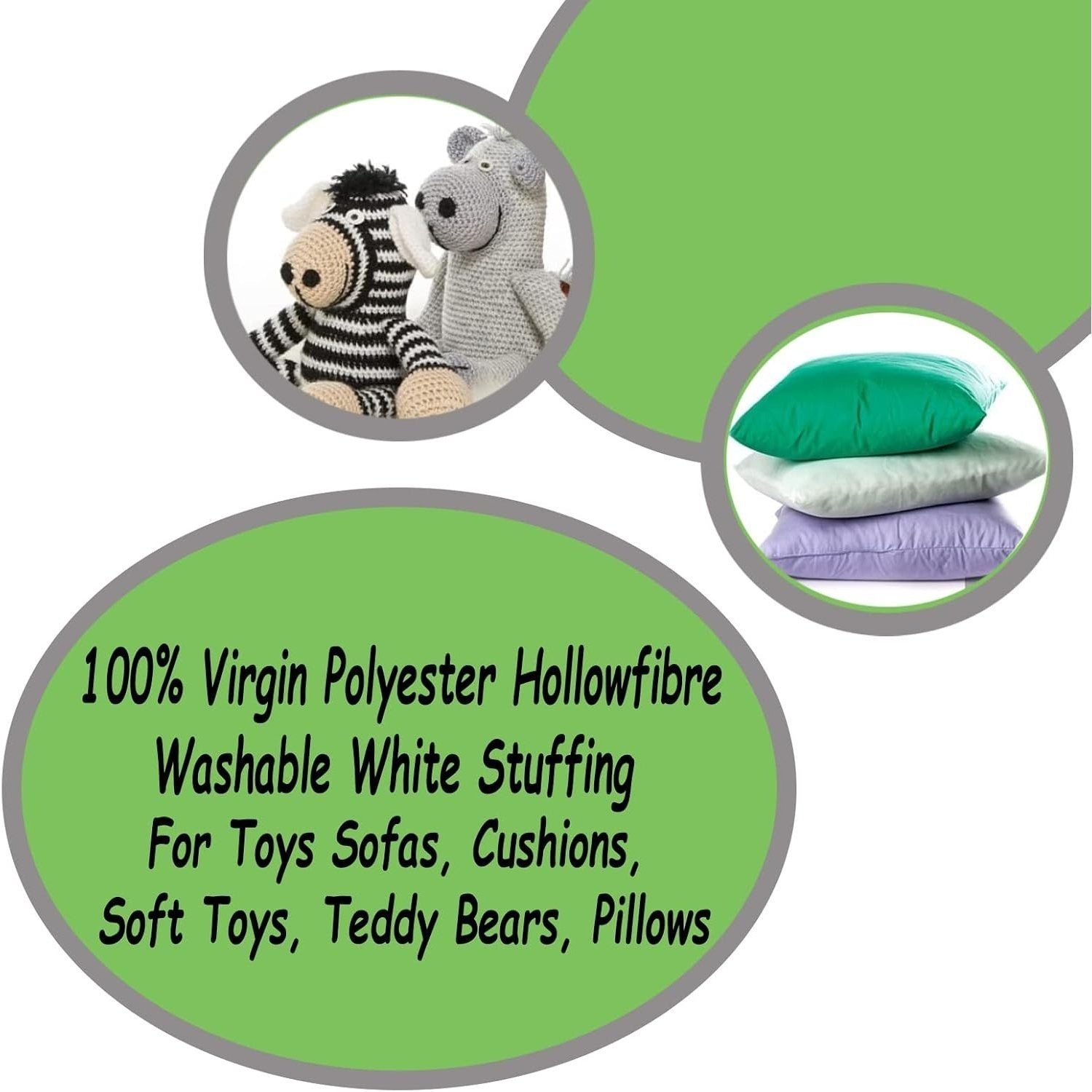 Polyester Hollowfibre Washable Stuffing For Sofas