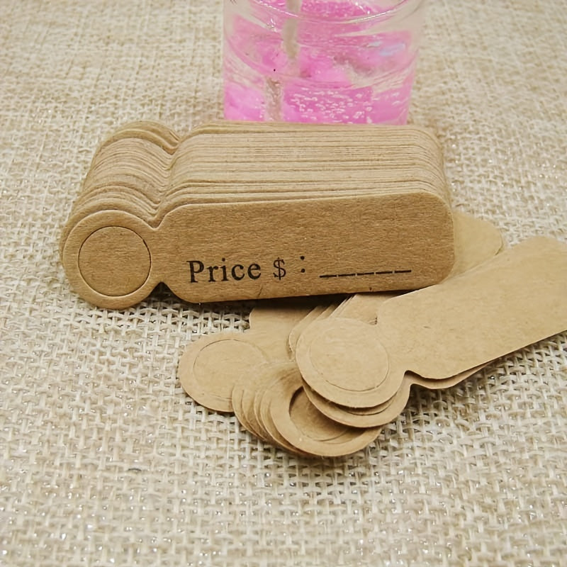 100pcs DIY Jewelry Material Hangtag Bookmark Gift Card