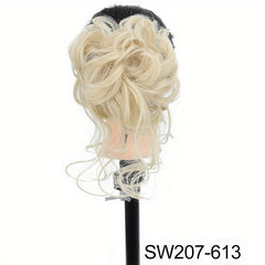 Synthetic Curly Hairpiece Hair Claw Wig Bun Hair Claw Chignon Shark Cla