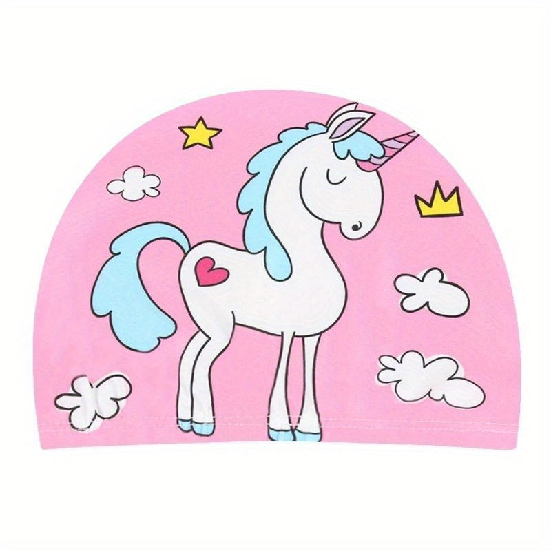 Mermaid Pony Swim Cap - Waterproof & Ear Protective Hat