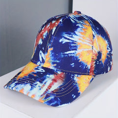 Graffiti Tie Dye Baseball Cap Hip Hop Sun Hat