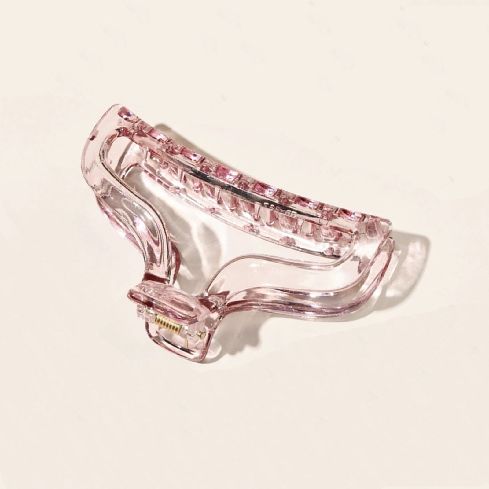 Clear Solid Hair Claw Clip Non Slip Strong Hold Grip Hair Jaw Clip Thick Hair