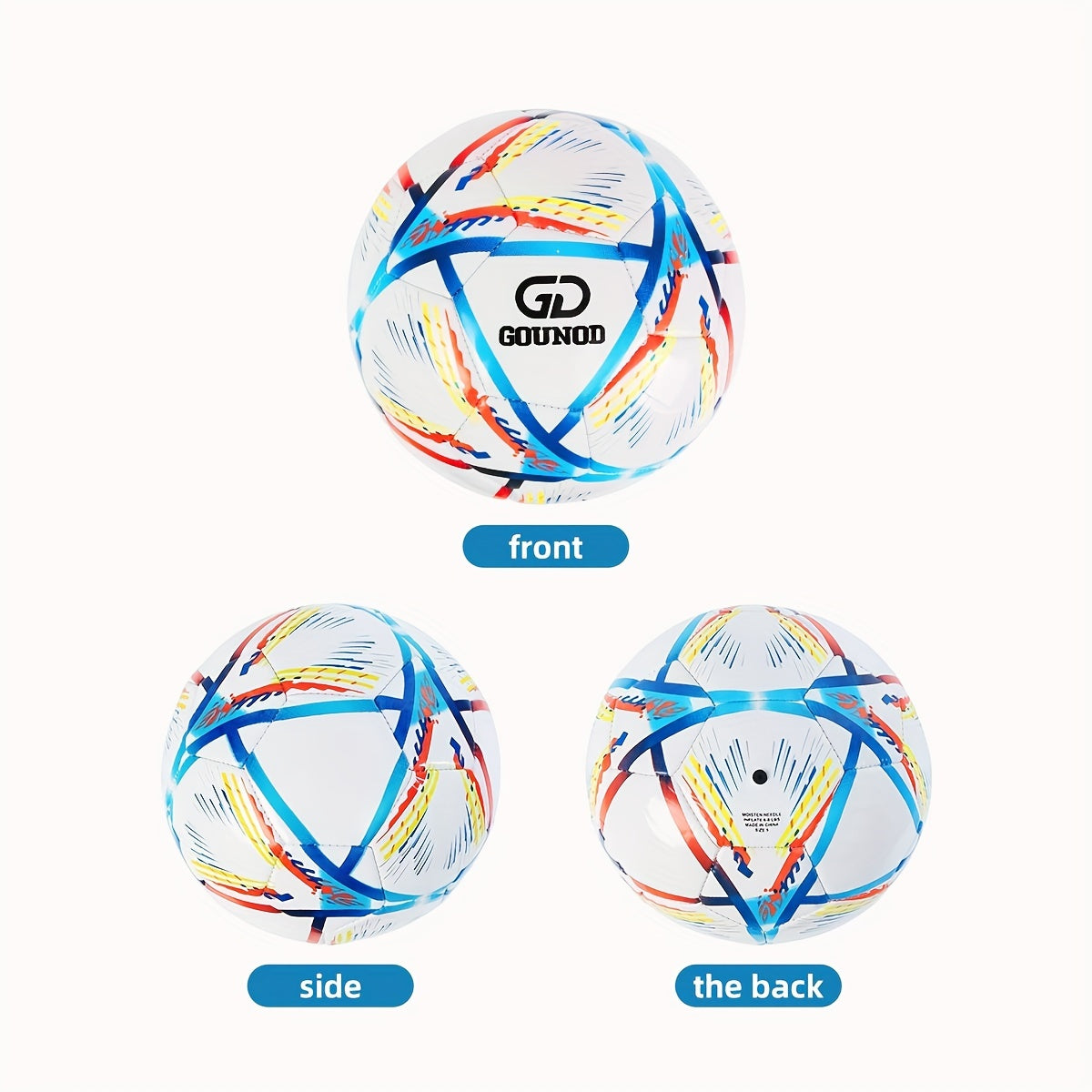 Size 5 Soccer Ball Inflator for Outdoor Training & Sports