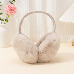 Winter Faux Fur Earmuffs Foldable Ear Warmers