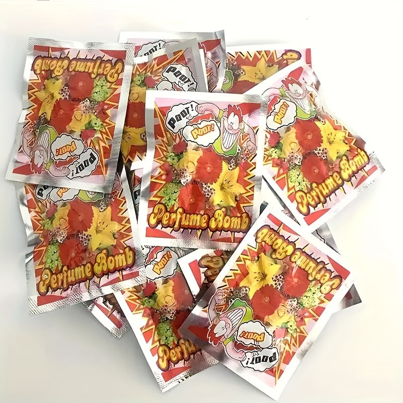 100pcs Stench Fart Bag Prank Colorful Sachet Halloween Fart Trick Bag Toys