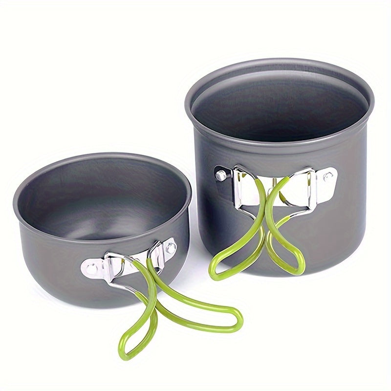 Outdoor Hiking Camping Cooking Kit Non Stick Pot & Bowl