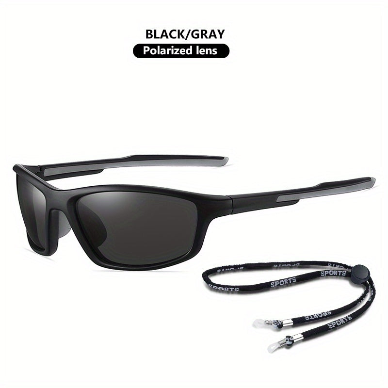 Polarized Sports Sunglasses Anti UV Driving Cycling Shades