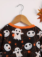 Boy's Halloween Style Graphic Sweatshirt