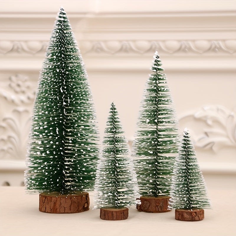 Mini Flocked Christmas Tree for Home Decoration