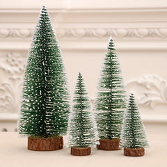Mini Flocked Christmas Tree for Home Decoration