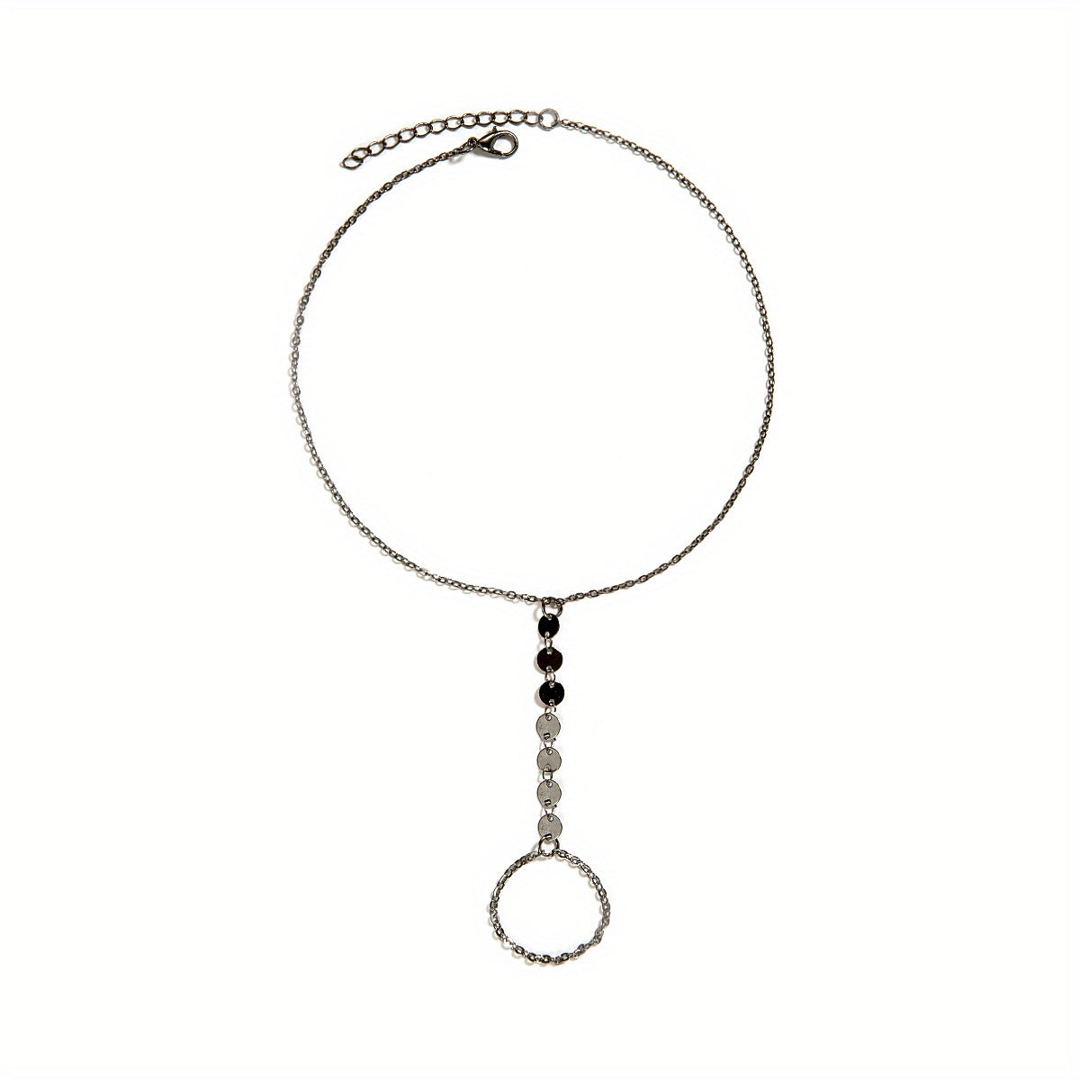 Double Layer Chain Finger Mitten Bracelet for Women