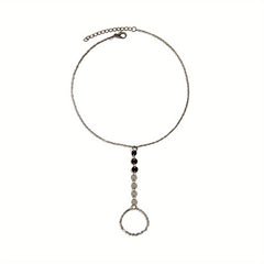 Double Layer Chain Finger Mitten Bracelet for Women