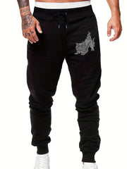 Chinese Lion Men s Joggers Drawstring Trousers