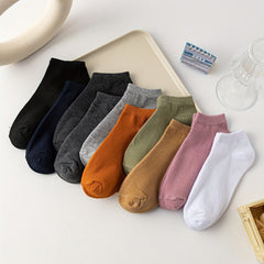 10 Pairs Soft Low Cut Ankle Socks Women's Stockings