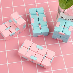 Infinity Cube Fidget Toy Puzzle Flip Cube Mini Square Hand Held Toy