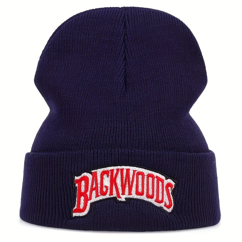 Hip hop Style Knitted Hat With Embroidery for Men