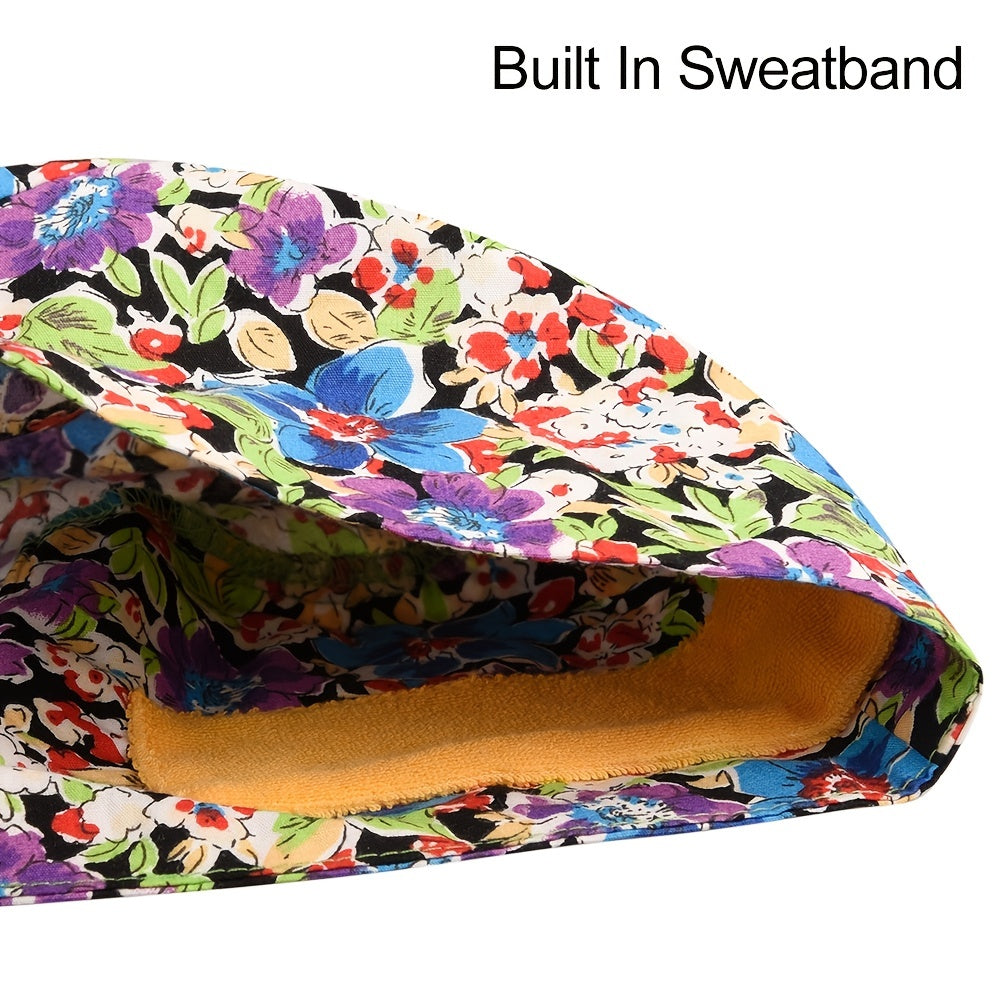 Quick Dry Working Cap Adjustable Sweatband Tie Cotton Hat Unisex