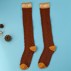 3 Pairs Letter Print Socks for Women