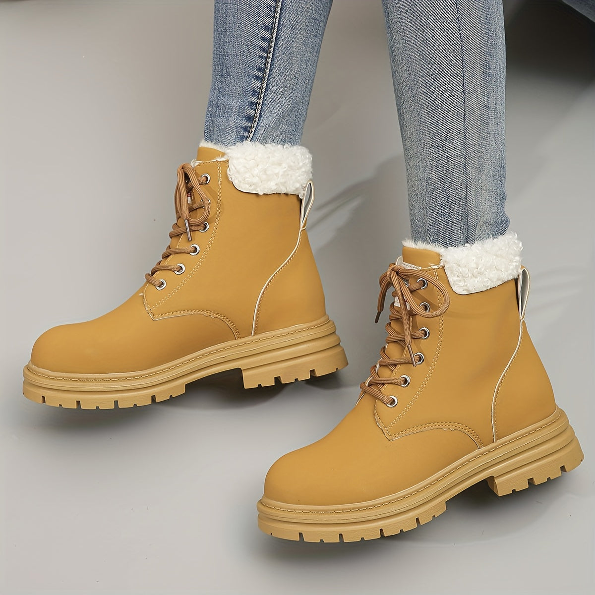 Women's Non slip Medium Top Thickened Motorcycle Boots