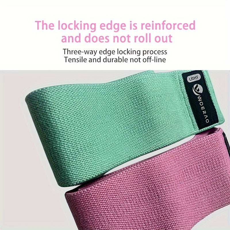 Yoga Band Set Colorful Elastic Band Resistance Loop For Fitness Exercise