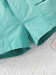 Girls Plain Shorts Comfortable Casual Pants Summer Outdoor Kids