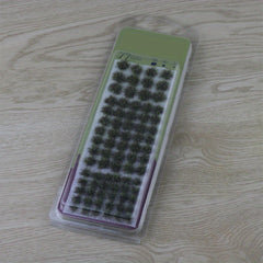 77pcs Realistic Grass Cluster Mixed Size Self adhesive Static Grass Modeling
