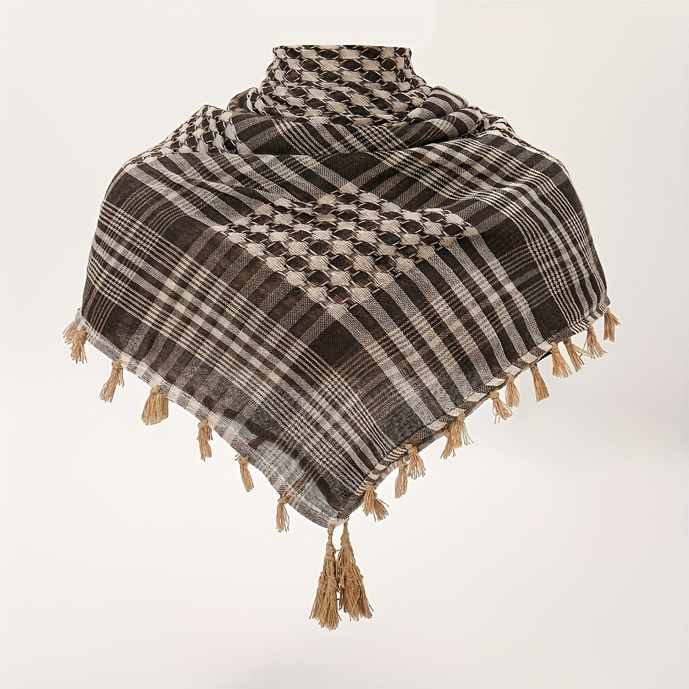 Desert Scarf Retro Tassel Shawl Arab Scarf