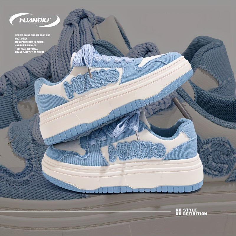 HUANQIU Women's Platform Sports Sneakers