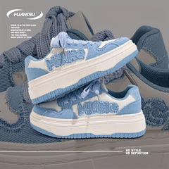 HUANQIU Women's Platform Sports Sneakers