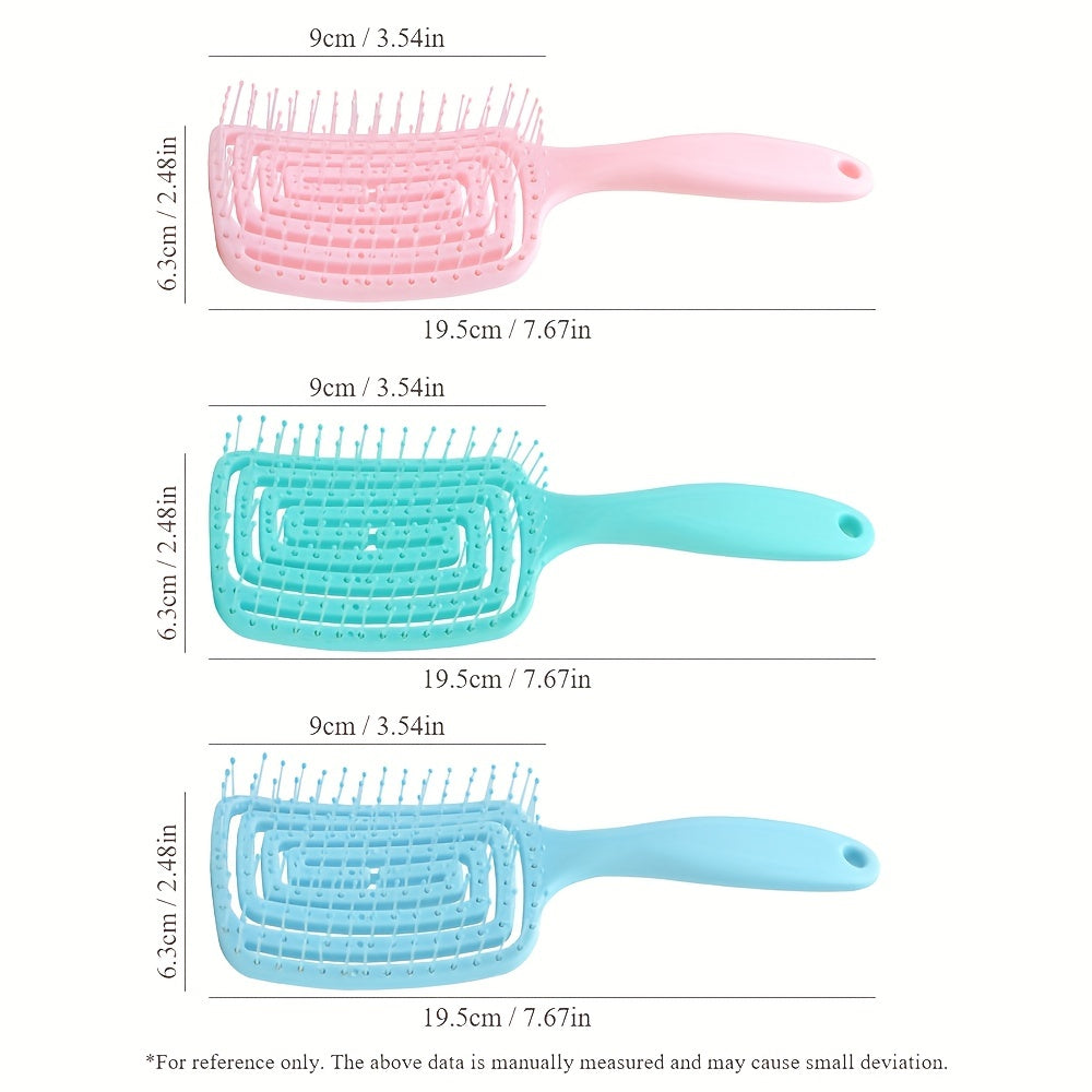 Detangling Paddle Brush for Women - Wet & Dry Hair Comb
