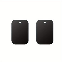 Metal Plates 8 Pack w/ Adhesive for Magnetic Mounts, Rectangle & Round