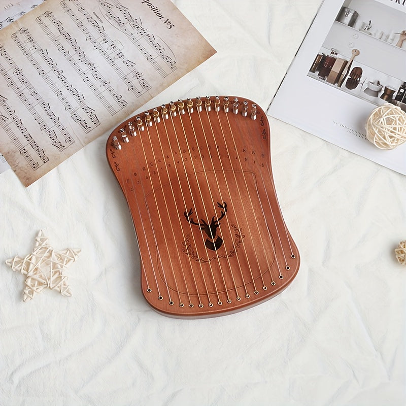 17 String Harpika Lyre Harp - Easy Music Learning for Beginners