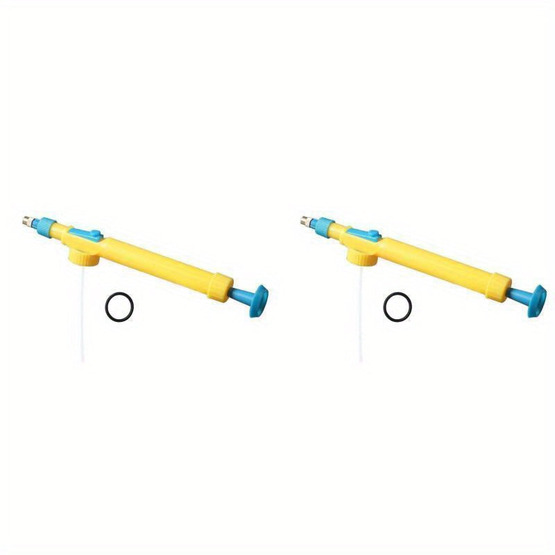2pcs Pressure Watering Can Sprayer Car Wash Pot Spray Head Beverage Bottle
