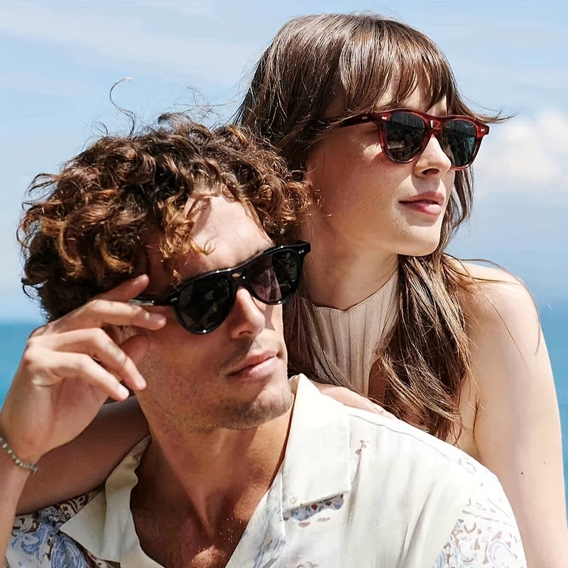 Aviator Sunglasses Gradient Lens Rivet Decor UV400