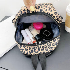 Casual Animal Pattern Nylon Ladies Mini Backpack Student School Bag