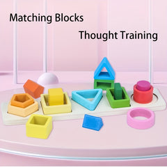 Wooden Sort & Stack Toy for Toddlers