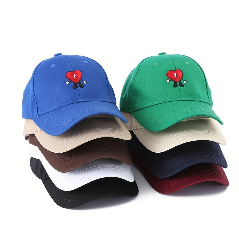 Hottest Heart Graphic Print Baseball Cap
