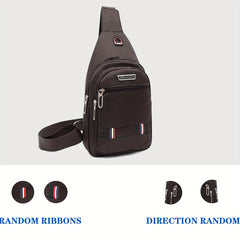 Unisex Cross Body Bag Portable Messenger Bag Casual Shoulder Bag