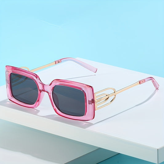 Square Jelly Sunglasses Casual Gradient Glasses UV400