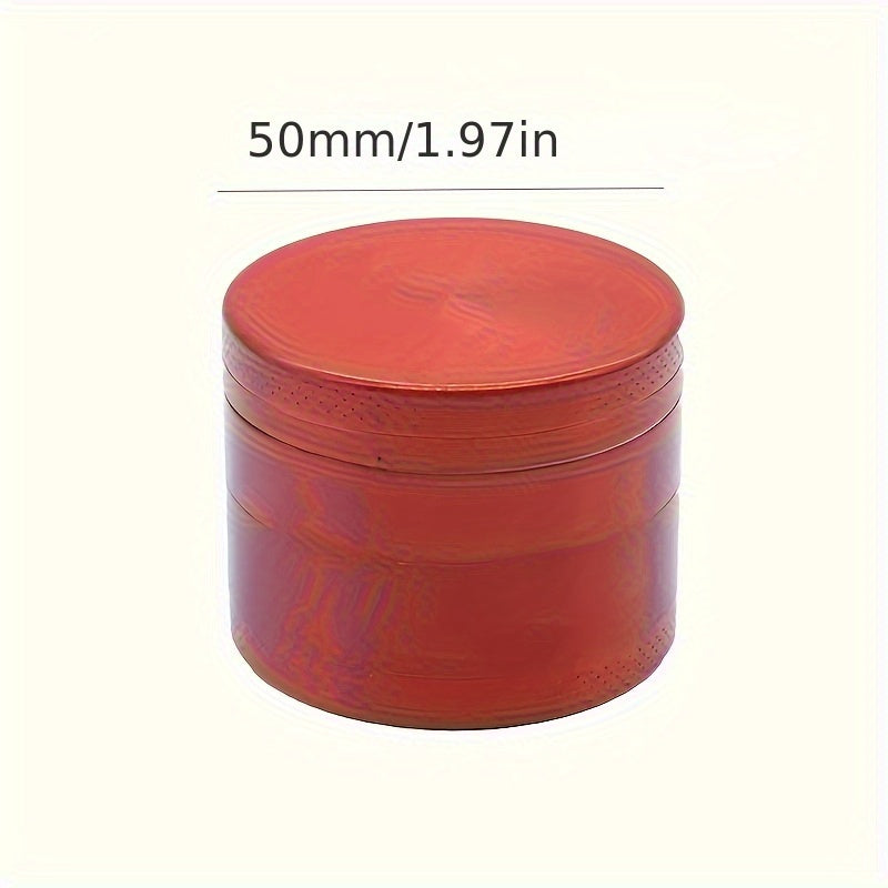 4 Layer 50MM Metal Grinder Spice Crusher Kitchen Supplies