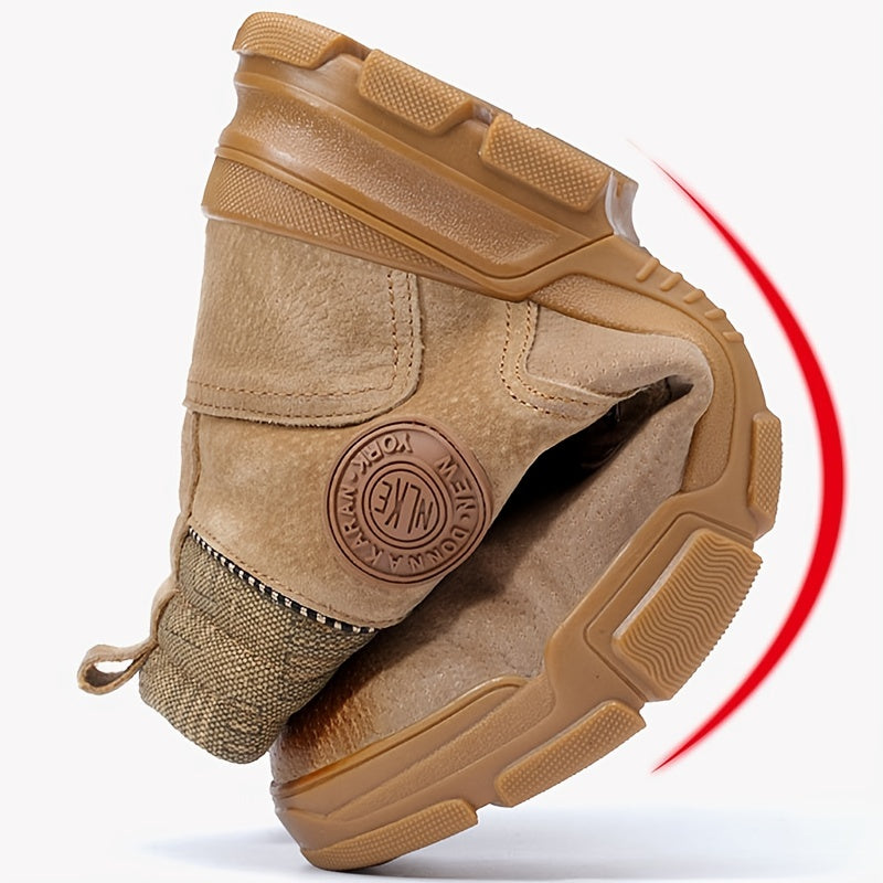 Steel Toe Boots Safety Boots Wear resistant Puncture Proof Waterproof Work Boots