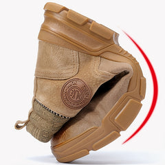 Steel Toe Boots Safety Boots Wear resistant Puncture Proof Waterproof Work Boots