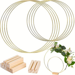 Metal Floral Centerpiece Set for DIY Wedding Decor